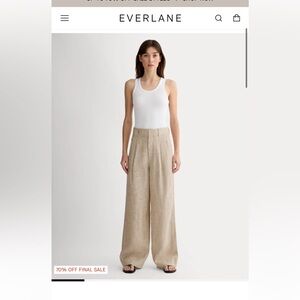 Everlane 100% linen pant